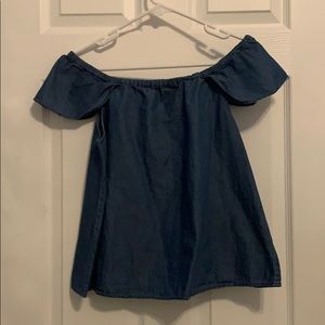 Jcrew demon off the shoulder top